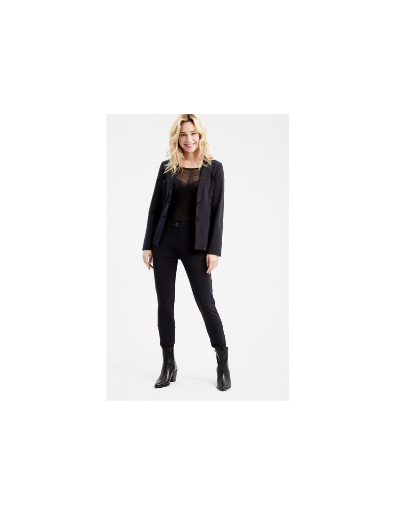 HBT BLAZER SHIRLEY GLAM ROCK STRASS BLACK