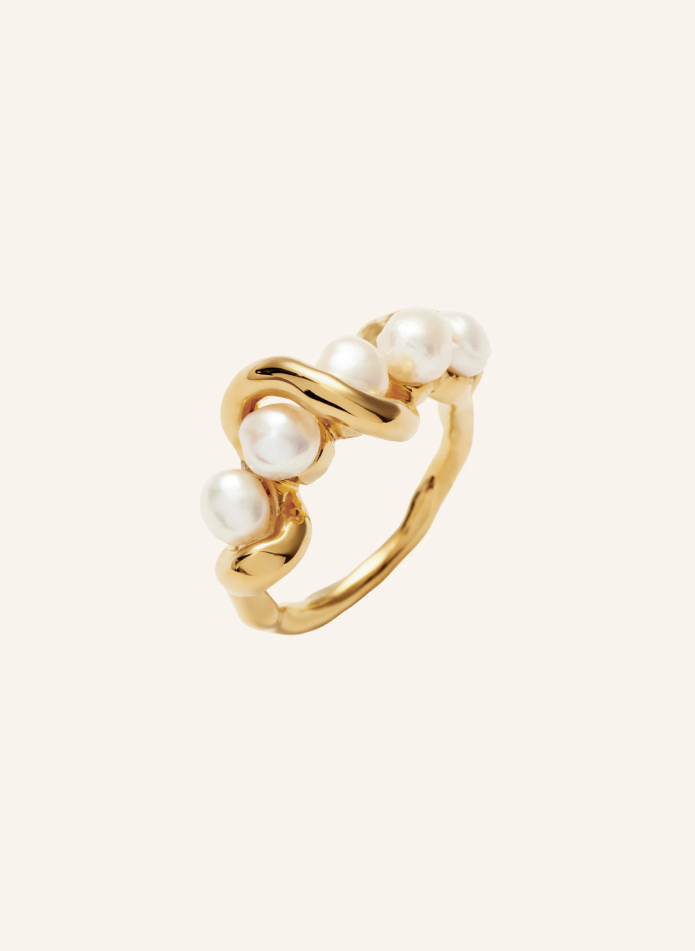 MISSOMA Ring MOLTEN PEARL by GLAMBOU
