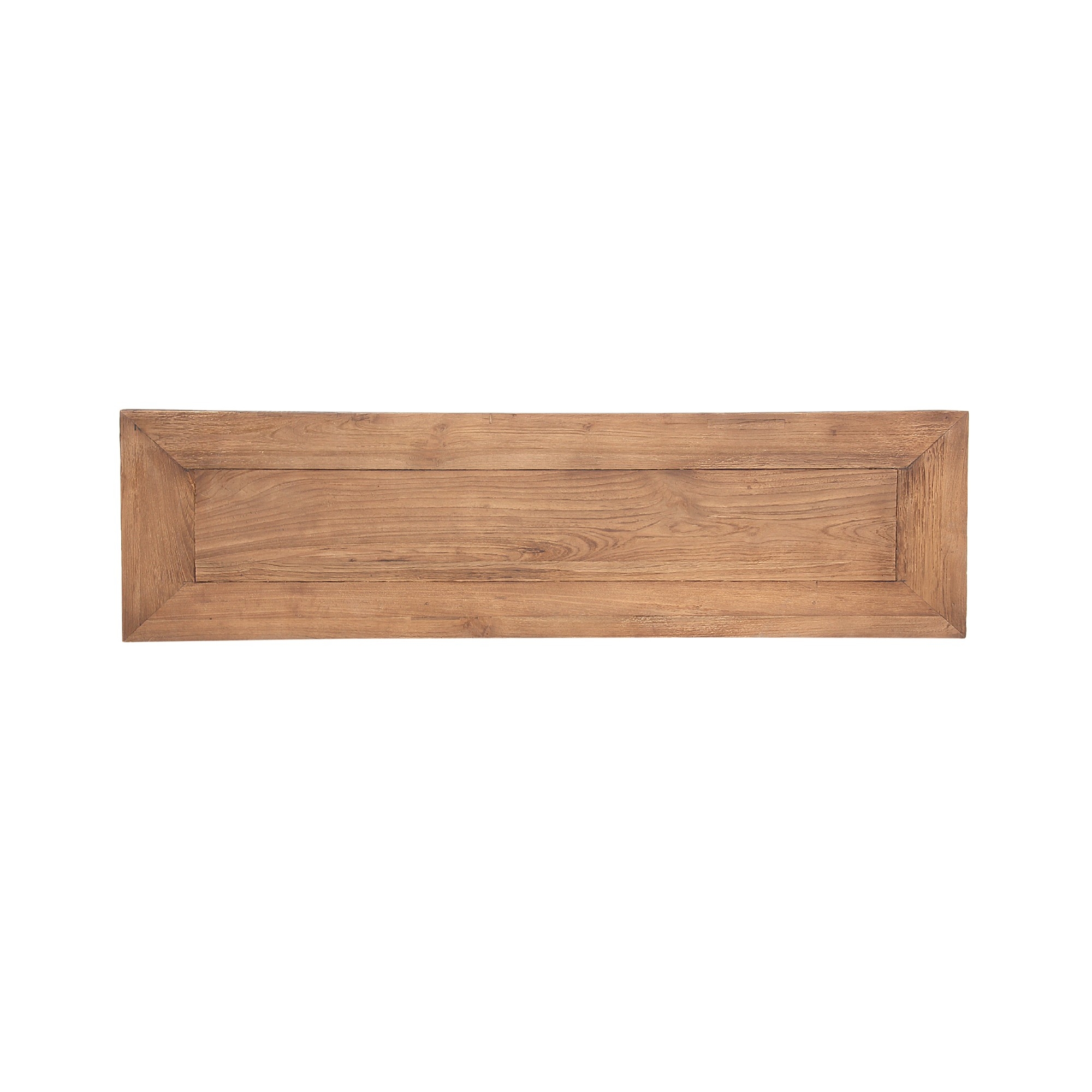 Holzbank aus recyceltem 'Teak', natur, L 140 cm, B 35 cm, H 47 cm von fischer's lagerhaus