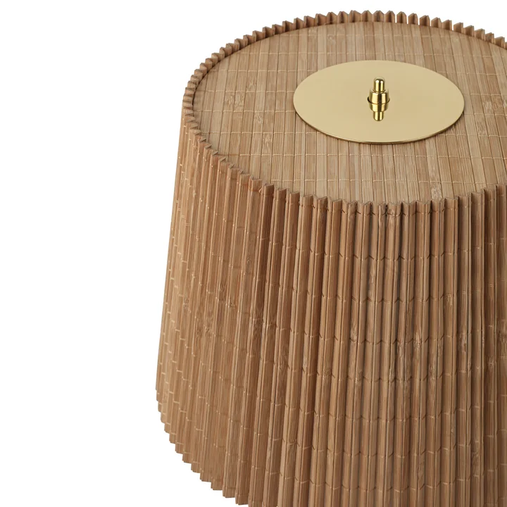 Gubi - 9205 Tischleuchte, Canvas / Messing