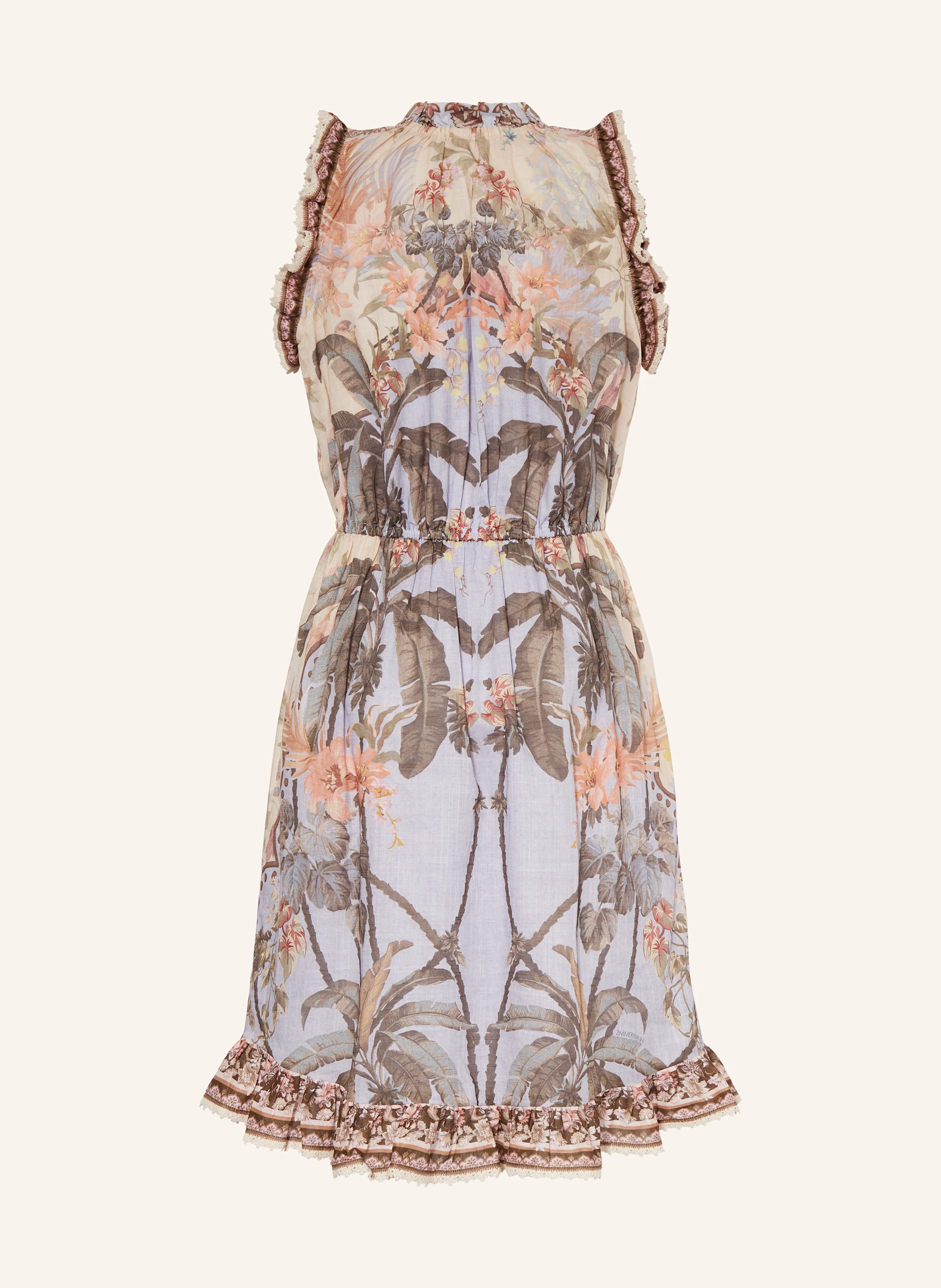 ZIMMERMANN Kleid WYLIE mit Rüschen