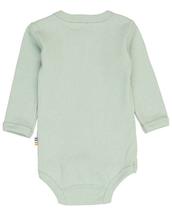 Langarm-Body 602 COTTON RIB in hellgrün