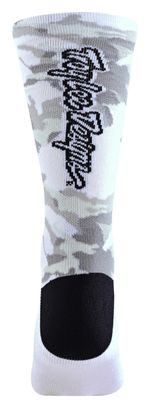 Chaussettes Troy Lee Designs Signature Performance Cement Camo Gris