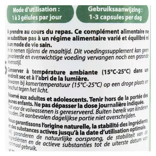 Vit'all+ Alho Selvagem 350mg Orgânico 100 Cápsulas Vegetais