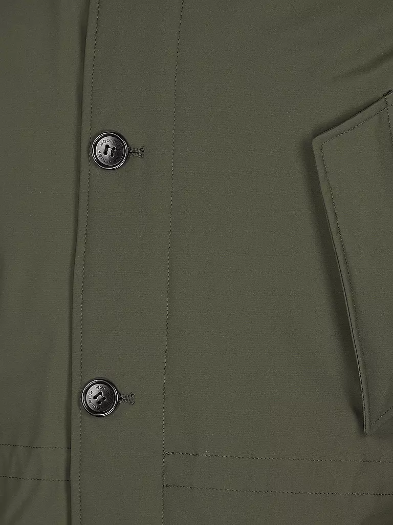 WOOLRICH Daunenparka Regular Fit Arctic Stretch olive