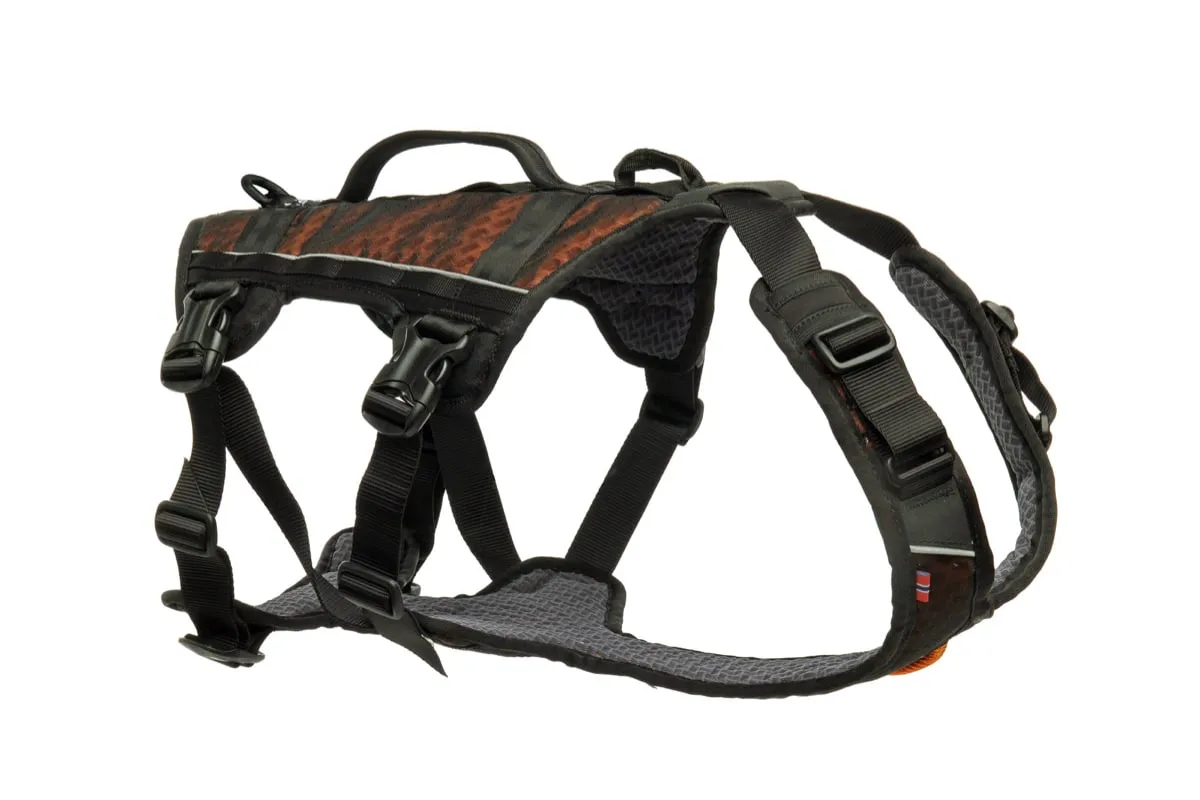 Non-stop Dogwear Rock Harness Long Black/Orange XL