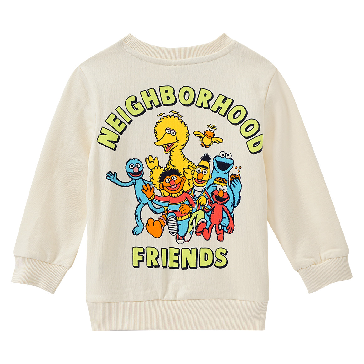 Topolino Sesamstraße Sweatshirt in Unifarben beige
