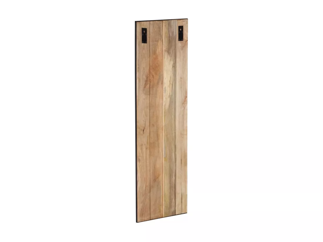 Porte-manteau 35x8x110 bois de manguier massif brut