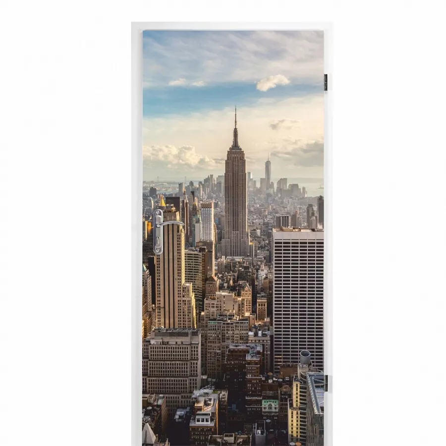 Nikima Türbild TB-10 selbstklebendes Türbild – New York  Klebefolie bunt