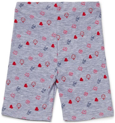 Luca & Lola Agnese Sykkelbukse 2-Pack, Grey Melange