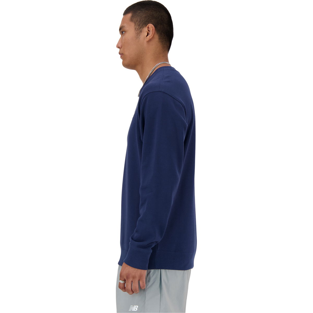 New Balance Small Logo French Terry Crew Sweatshirt Herre