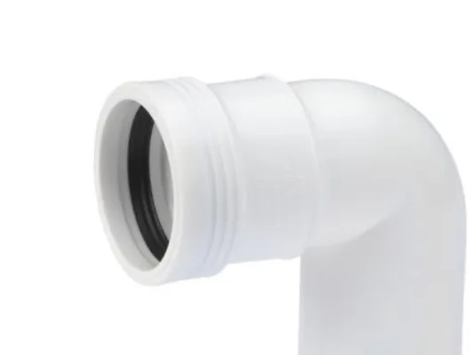 Wavin PP bøjning 88,5 grader Ø 32 mm hvid