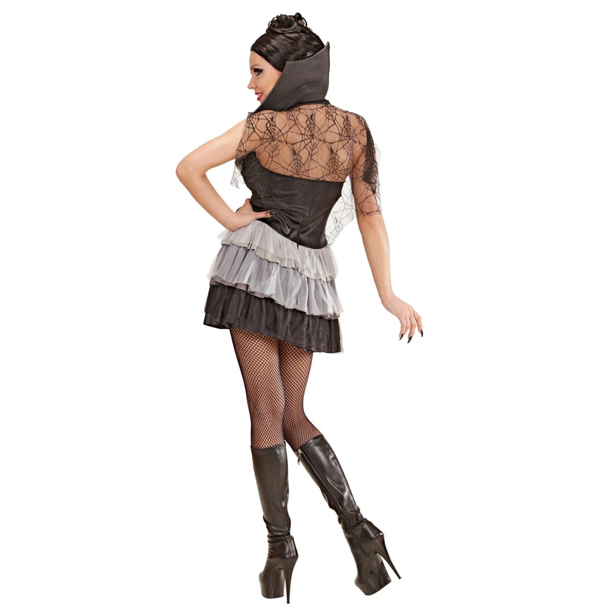 Halloween Jurk Zwart Wit Dames Vampier