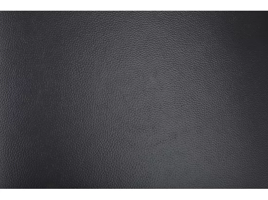 Canapé d'angle en cuir MYSTIQUE - Noir - Angle droit