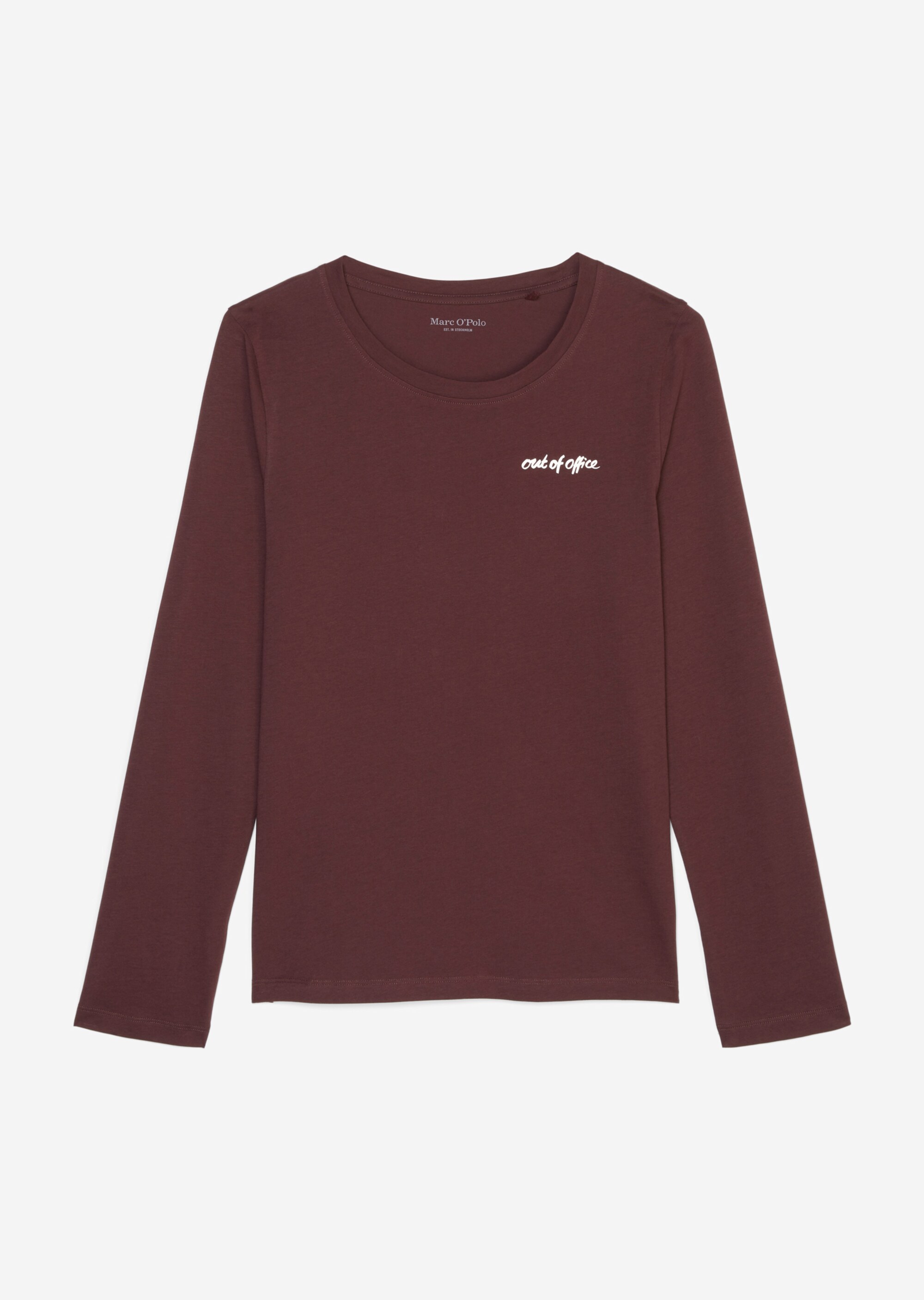 Langarm-Lounge-Shirt aus Bio-Baumwoll-Jersey