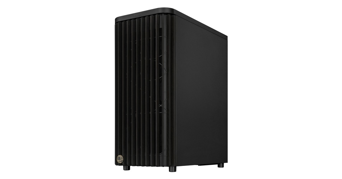 ASUSProArt PA401 Wood Edition - Tempered Glass Panel midi tower behuizing  (Zwart | 2x USB-A | 1x USB-C | Tempered Glass)