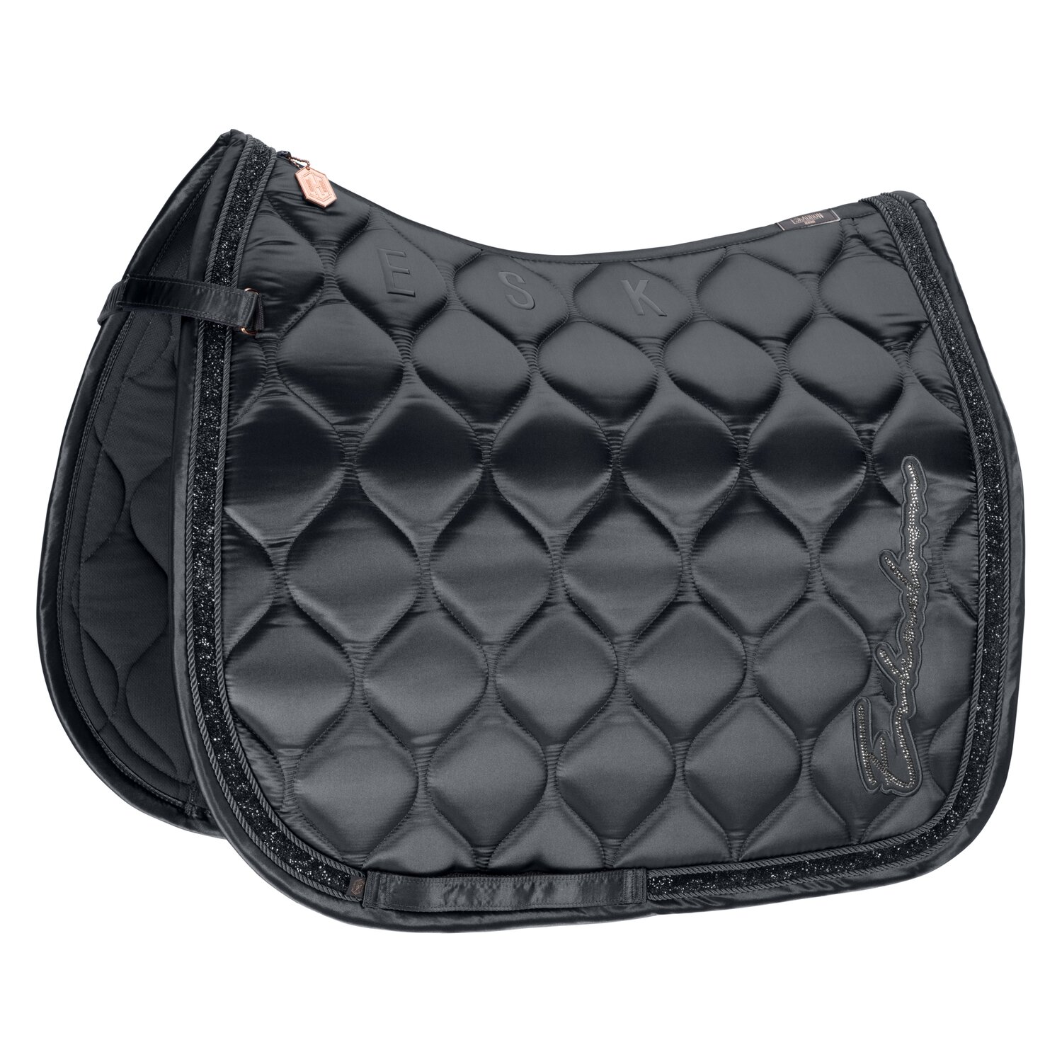 ESKADRON Heritage Schabracke Satin Jewel  - basalt grey - Pony/VS
