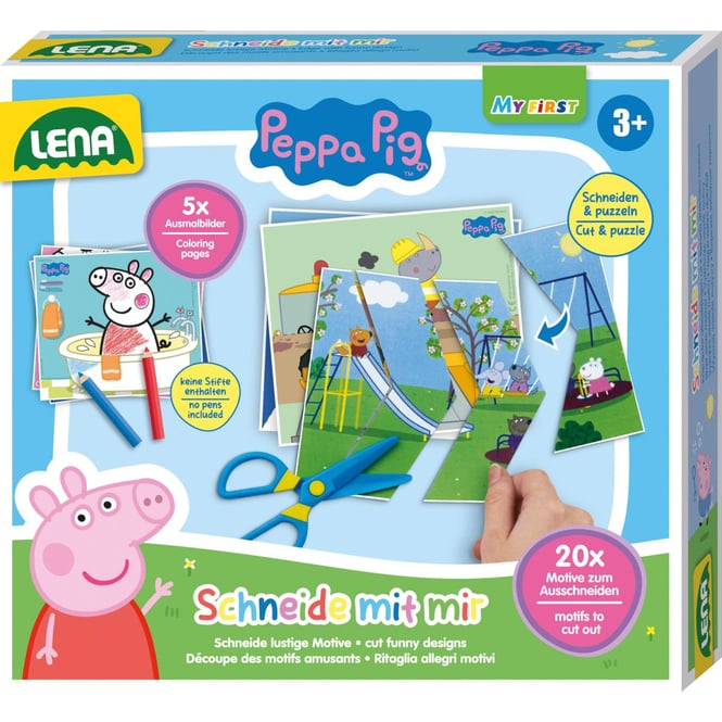 Lena - Schneide mit Peppa - Bastelset