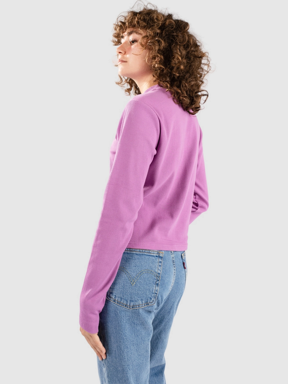 Santa Cruz Other Dot Em Mock Long Sleeve T-Shirt mindful mauve