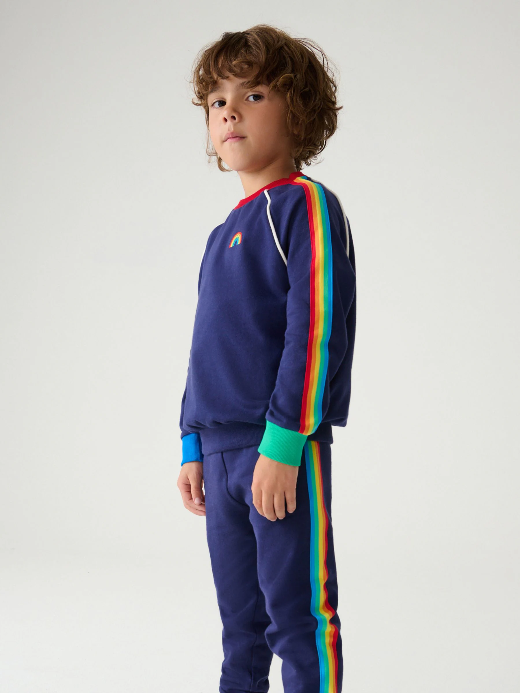 Marineblauw - Little Bird by Jools Oliver set van sweatshirt en joggingbroek