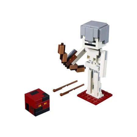 LEGO® Minecraft™ 21150 BigFig Skelett mit Magmawürfel