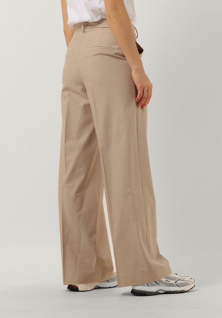SELECTED FEMME beige selected femme pantalon slfeliana hw wide pant n