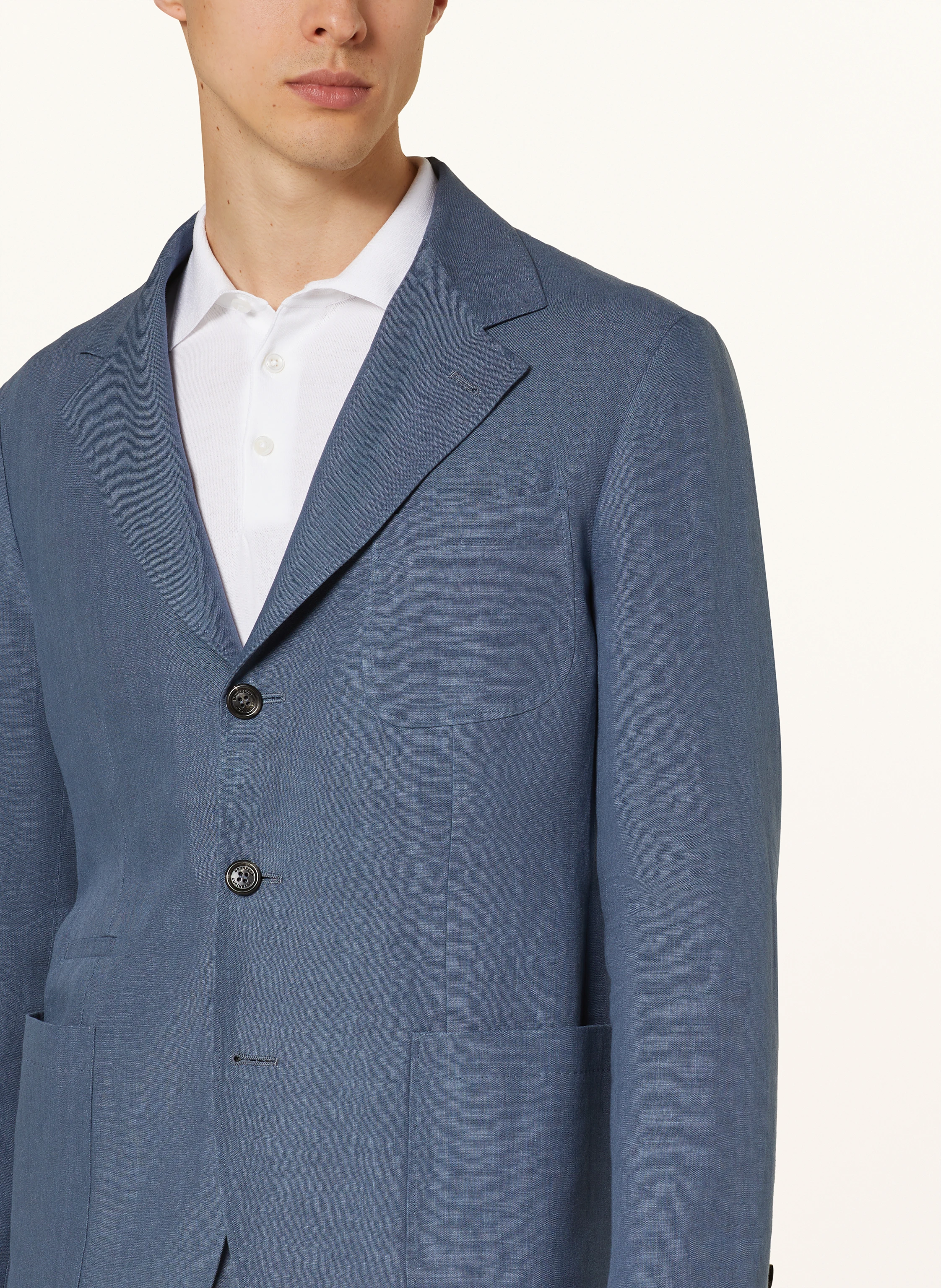 BRUNELLO CUCINELLI Leinensakko Extra Slim Fit