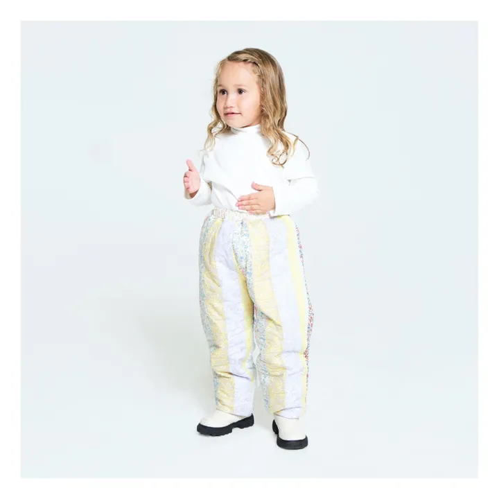 Esther Pantalon Matelassé Patchwork Bingley | Jaune