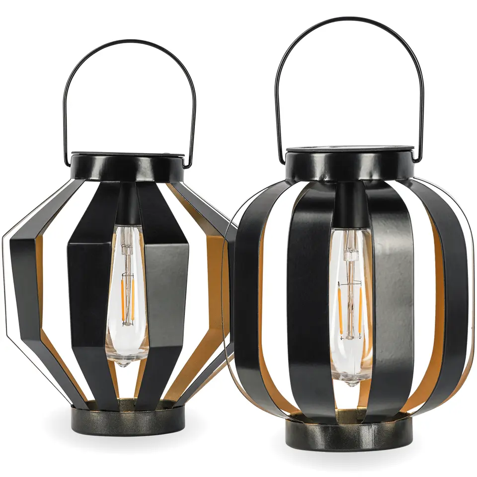 Goliving Solar Tafellamp Nova - 2 Stuks - LED Buitenverlichting Zonne-energie