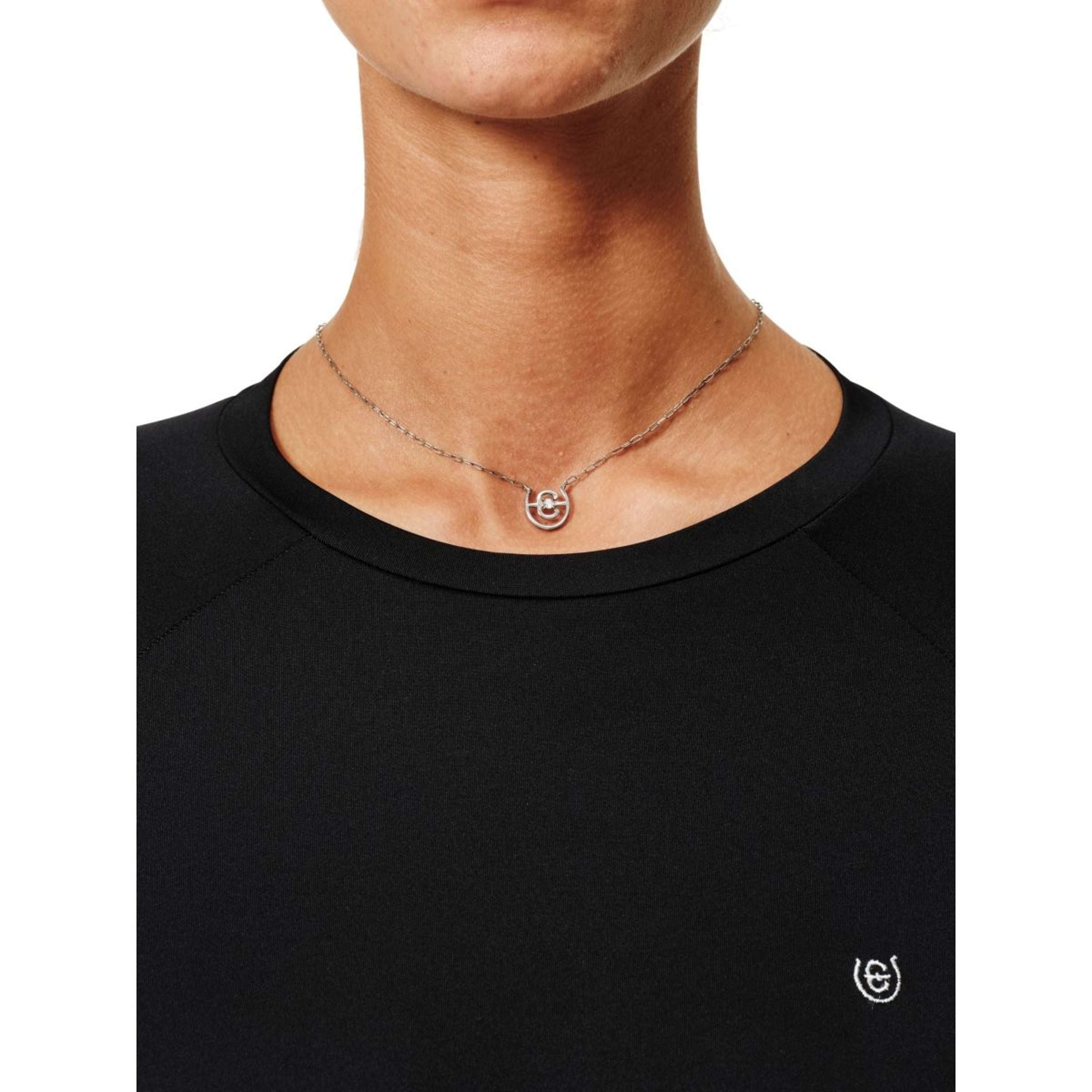 Equestrian Stockholm Halsketting Swarovski Crystal Silver