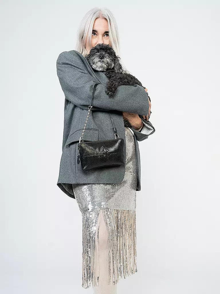 INA KENT Ledertasche - Mini Bag IVIET ed.2  schwarz