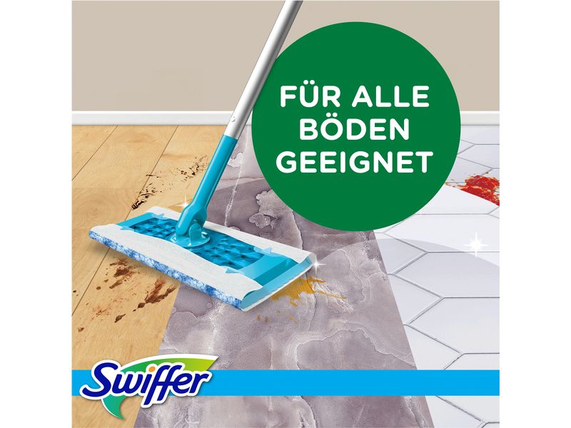 Swiffer Wischmopp Starter-Set 7-teilig, Blau Starterset