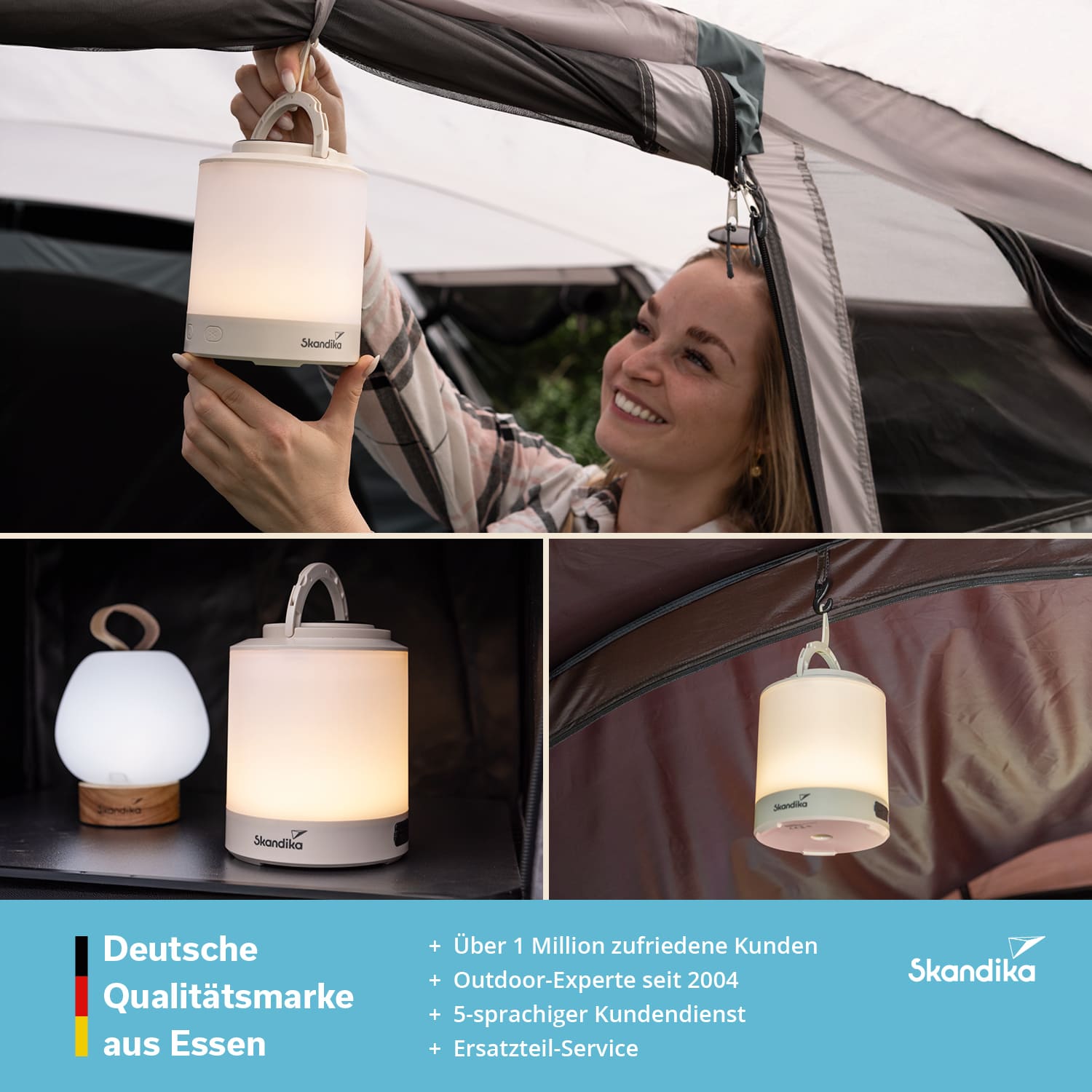 Skandika Nordsol LED campinglamp