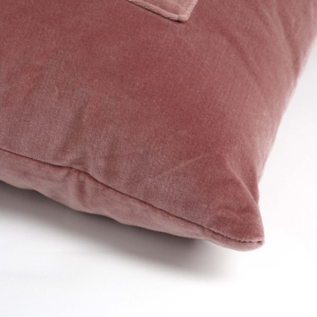 Kussen strik roze 45 x 45 cm