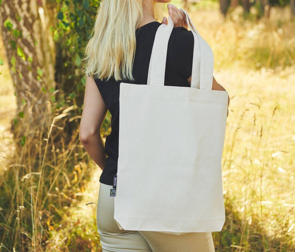 NEUTRAL O90003 - Sac Écologique en Coton Bio pour Courses