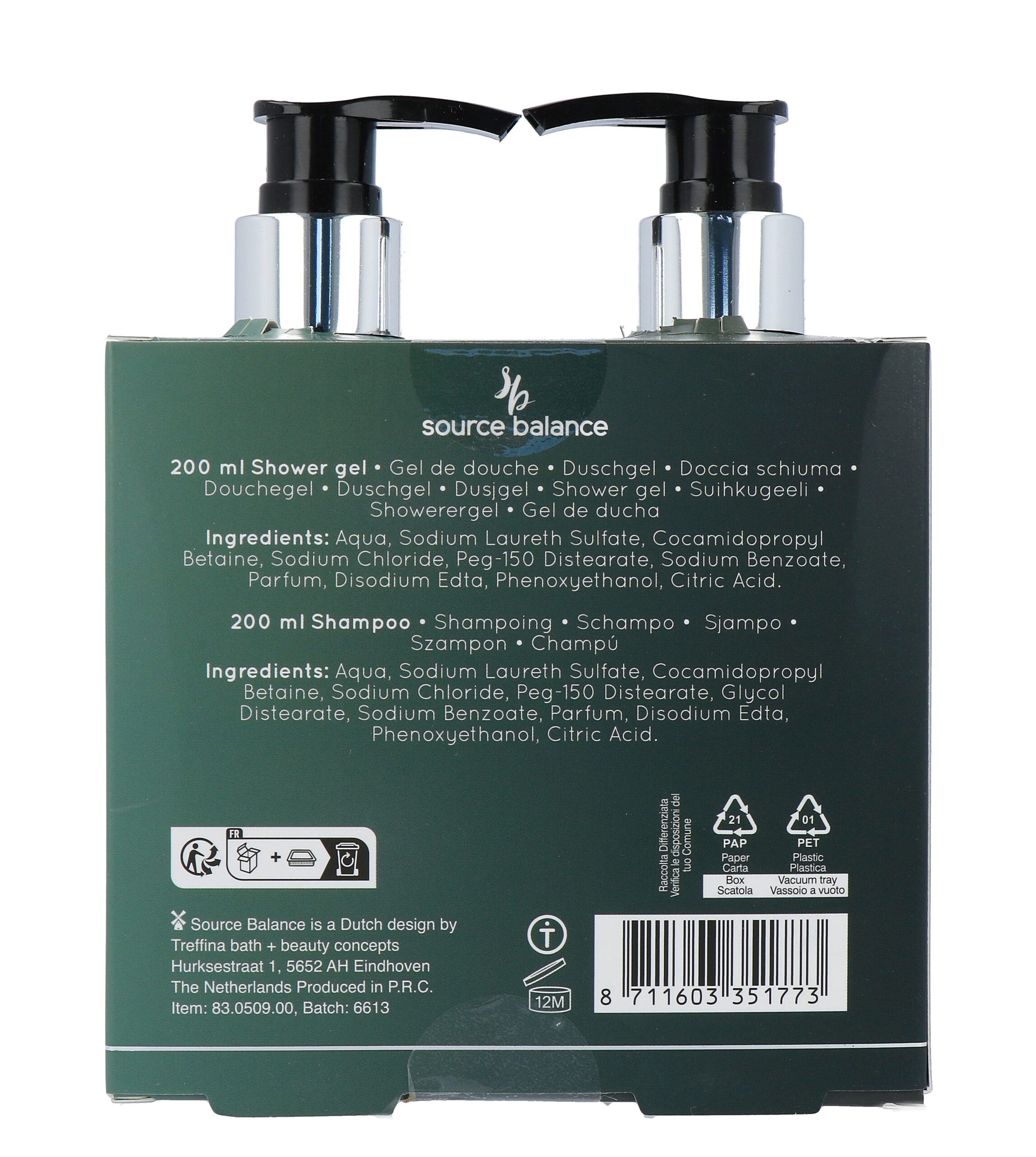 Refresh Geschenkset Heren Douchegel En Shampoo (1 set)