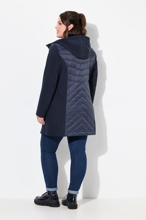 HYPRAR Softshelljacke, wasserabweisend, Kapuze