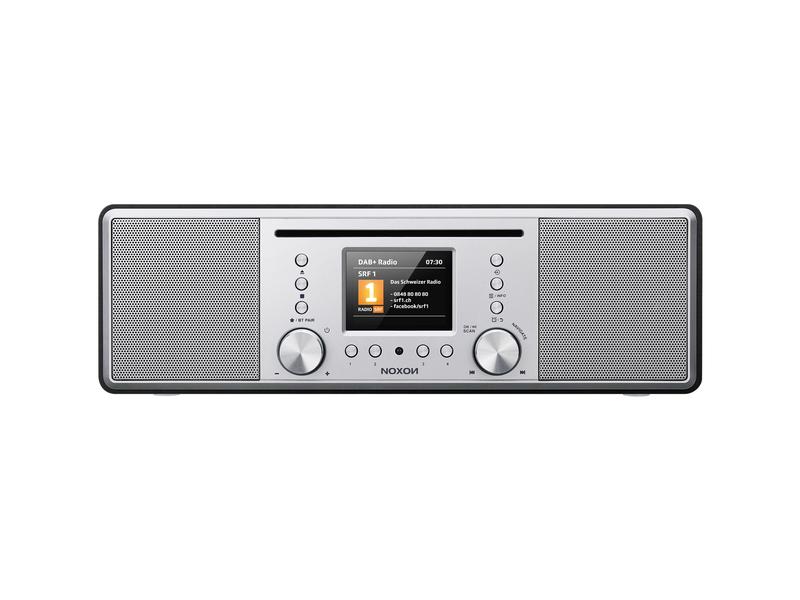 Noxon DAB  Radio Furka Silber DAB /FM/Bluetooth/CD-Spieler