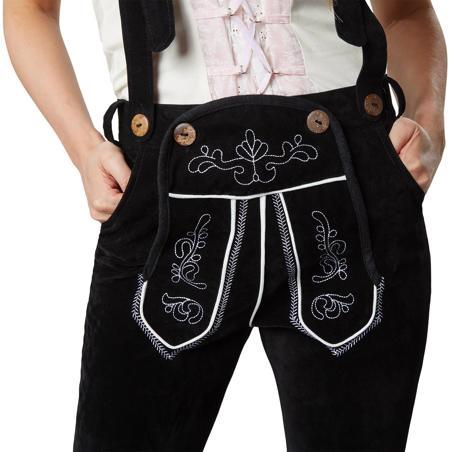 tectake® Lederhose Tegernsee
