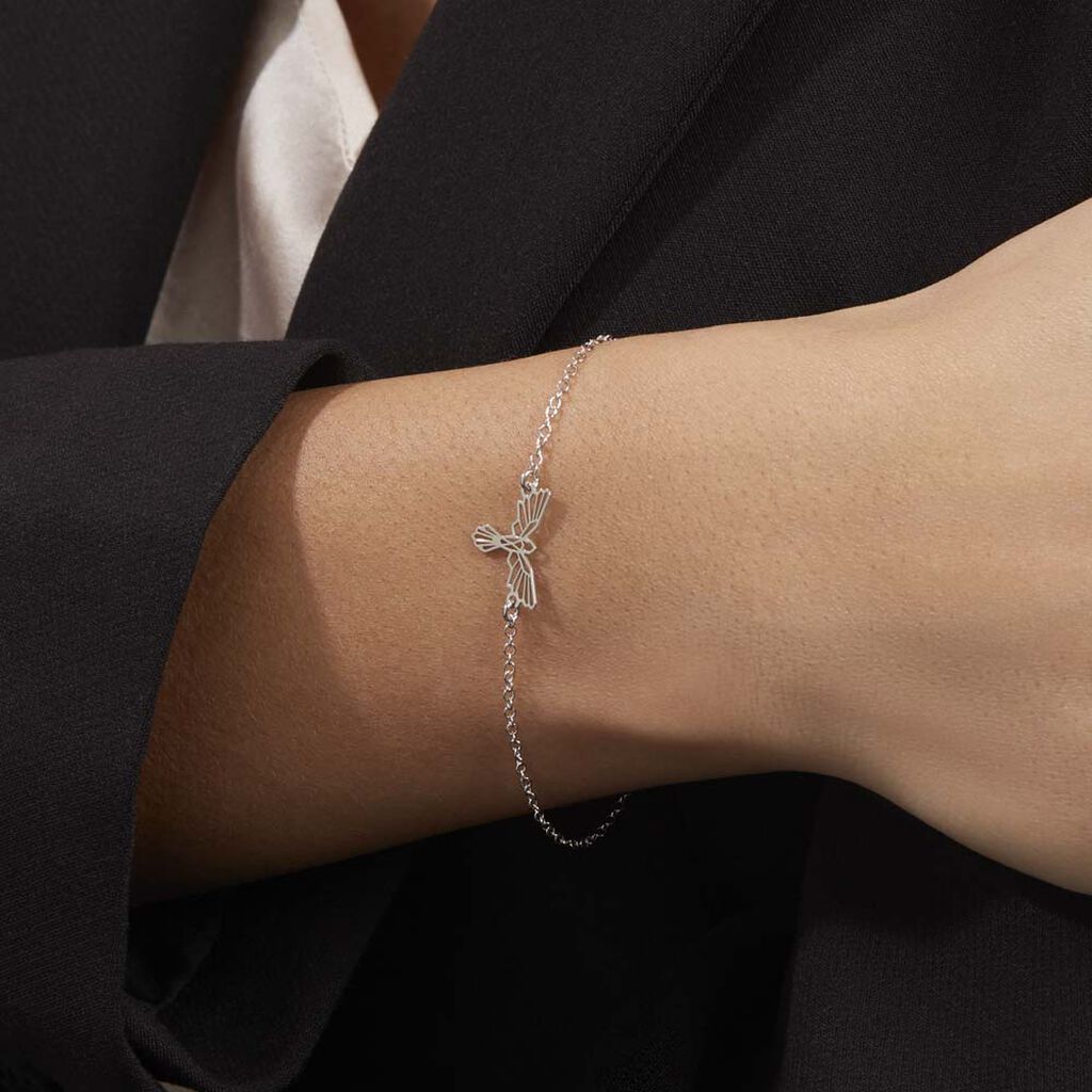 Bracelet Sevinc Argent Blanc