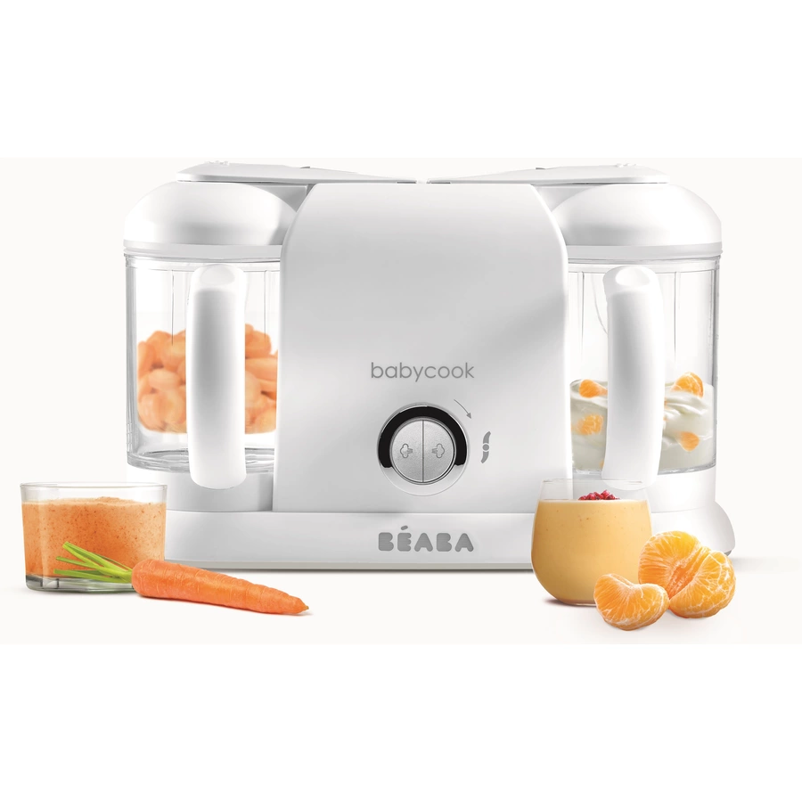 BEABA Küchenmaschine Babycook® Duo weiß  silber