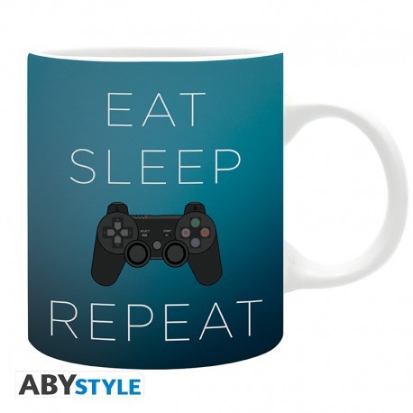 PLAYSTATION - Mug - 320 ml - Eat Sleep Repeat