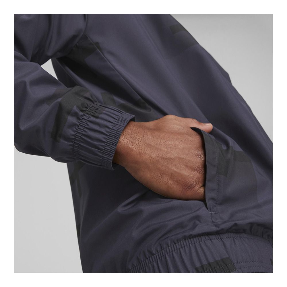 Puma OM PREM - Veste Homme strong gray/puma white