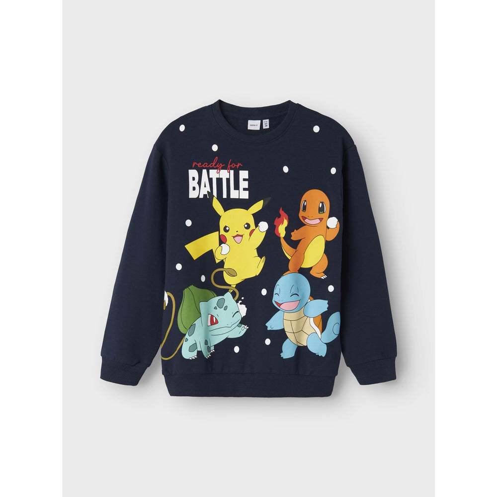 Køb Name It Navy Blazer Nkmstam Pokemon Sweat Bru Sky