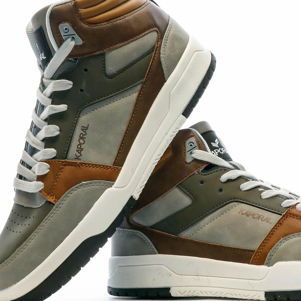 Kaporal Baskets Gris/Marron Homme Kaporal Badhigh