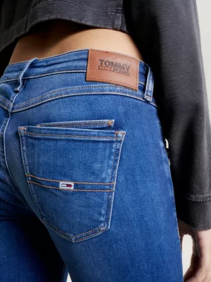 Calça jeans skinny Scarlett de cintura baixa