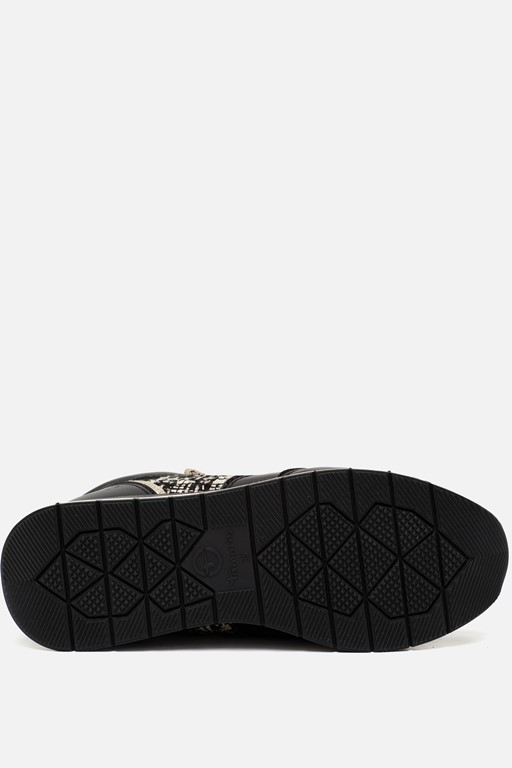Tamaris Sneakers zwart Textiel