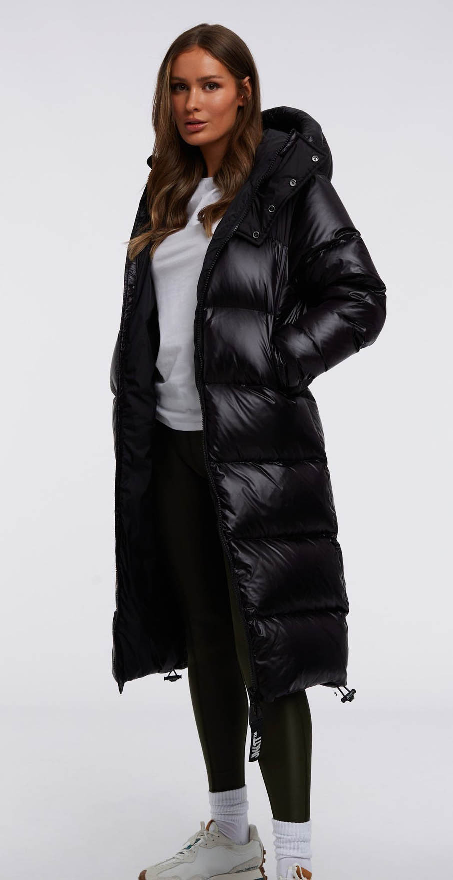 Diamond Down Ex-Long Dame Black/Black