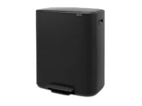 Brabantia Skalbinių dėžė, Bo, 2x45L - Matt Juodas