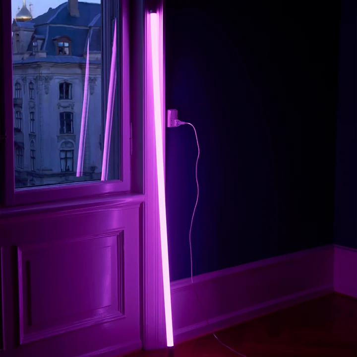 HAY - Neon LED-Leuchtstab, Ø 2,5 x 150 cm, pink